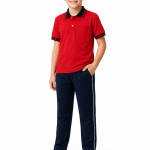Red School Sports Polo T-Shirt Airzed Matty – Boys & Girls